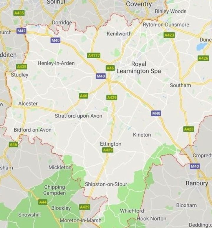 Map Of South Warwickshire Key Points In The South Warwickshire Local Plan Call For Sites - Mcloughlin  Planning